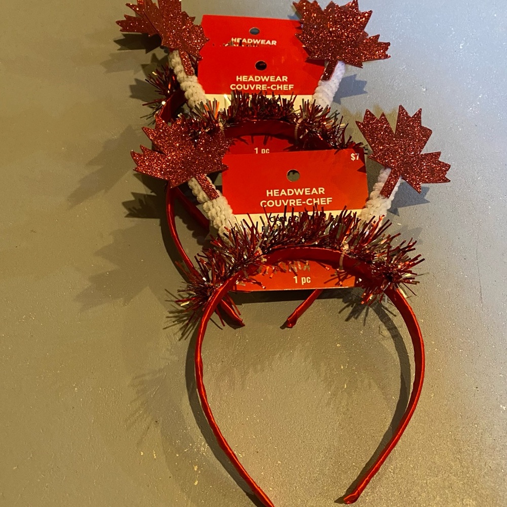 Canada day headband (selling 3)